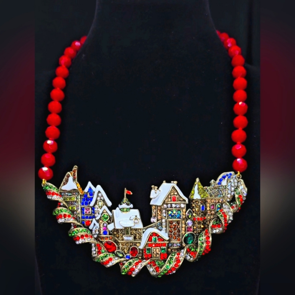 AUTHENTIC Heidi Daus Sparkling Strasbourg Necklace